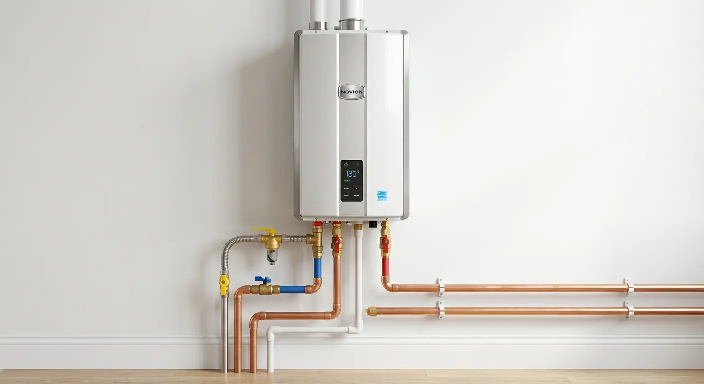 Modern tankless water heater
